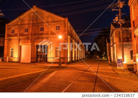Night view of Maizuru Red Brick Park, Kyoto Prefecture 134318637
