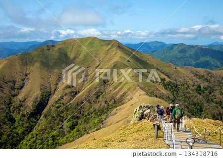 The ridge of Mt. Tsurugi in early summer The ridge of Mt. Tsurugi in early summer 134318716
