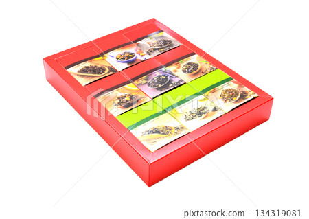 tea collection in individual boxes inside large package tea collection in individual boxes inside large package 134319081