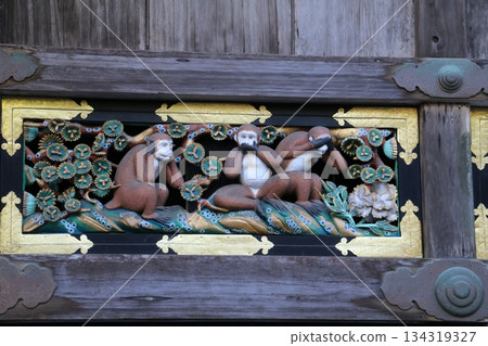 Popular things about Nikko Toshogu Shrine: see no evil, hear no evil, speak no evil Popular things about Nikko Toshogu Shrine: see no evil, hear no evil, speak no evil 134319327
