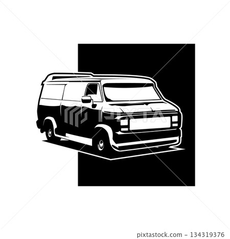 A-Team Van logo design in a circle. Isolated on a white background with a side view. Best for logos, badges, emblems, stickers designs. Available in 10 eps. A-Team Van logo design in a circle. Isolated on a white background with a side view. Best for logos, badges, emblems, stickers designs. Available in 10 eps. 134319376