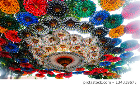 beautiful views of umbrellas to beautify the outdoors beautiful views of umbrellas to beautify the outdoors 134319673