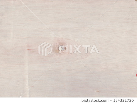 Pale Bleached Wooden Texture Background with Central Knot Defect. 134321720