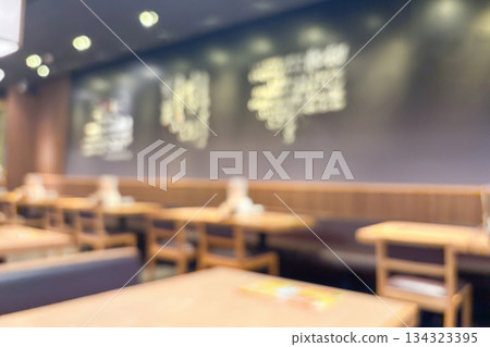Japanese restaurant interior blurred abstract vintage background Japanese restaurant interior blurred abstract vintage background 134323395