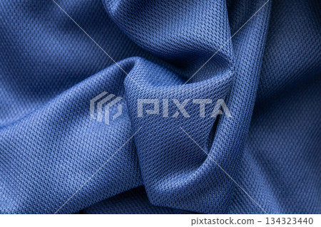 Blue sports clothing fabric football shirt jersey texture 134323440