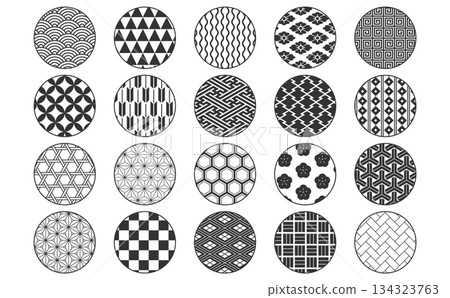 Japanese Pattern Circle Set 1 Japanese Pattern Circle Set 1 134323763