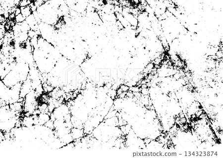 Abstract grunge black and white distressed texture background 134323874