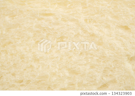 Macro bread slice texture pattern background close up 134323903