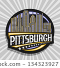 Vector logo for Pittsburgh 134323927