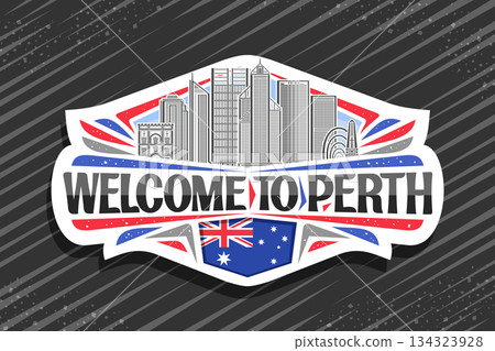 Vector logo for Perth 134323928