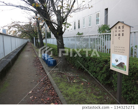 Basho Haiku promenade near the site of Saito-an in Koto Ward 134325271