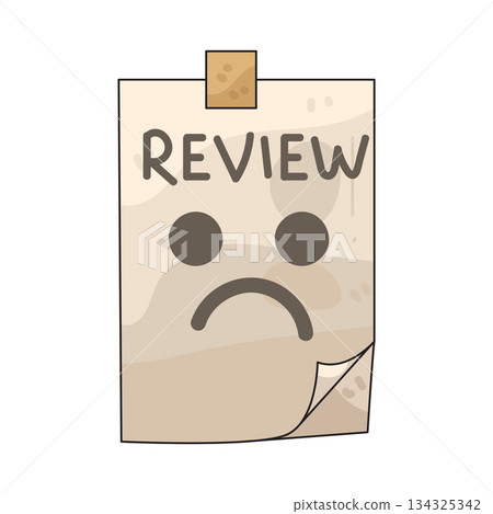 illustration of Bad Review illustration of Bad Review 134325342