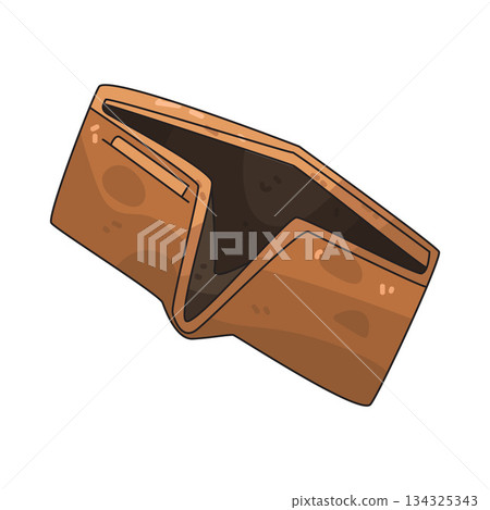 illustration of Empty Wallet illustration of Empty Wallet 134325343