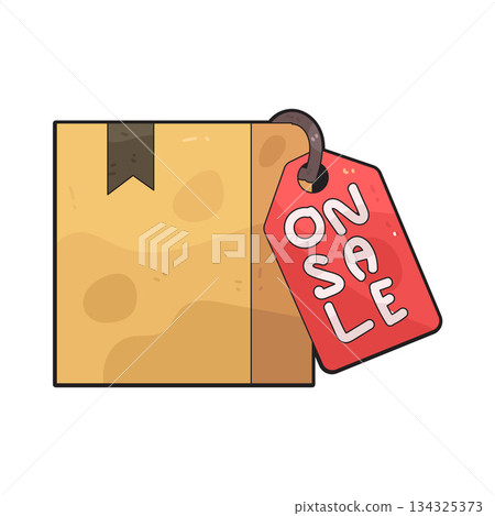 illustration of On Sale illustration of On Sale 134325373