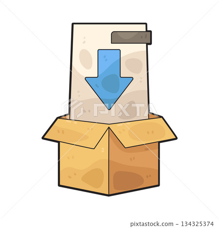 illustration of Product Digital Download 134325374