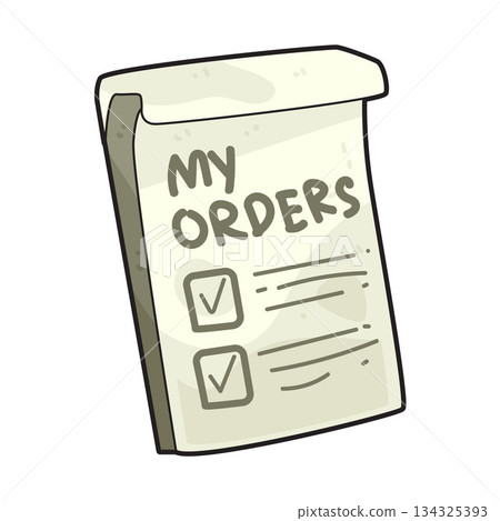illustration of My Orders illustration of My Orders 134325393