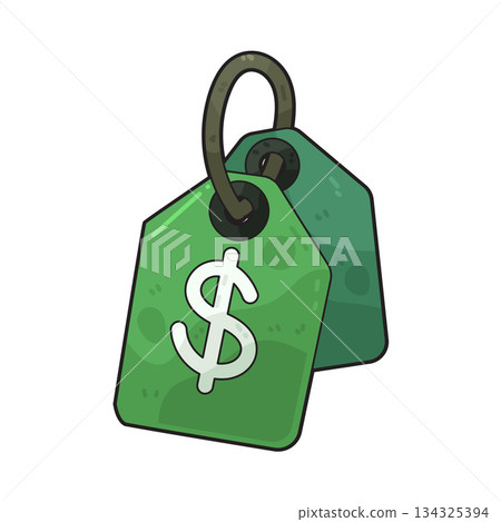 illustration of Price Tag illustration of Price Tag 134325394