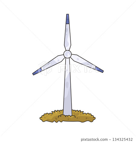 illustration of Wind Turbine 134325432