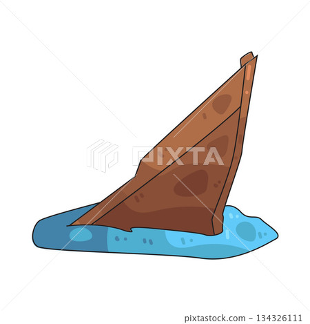 illustration of Sinking Ship illustration of Sinking Ship 134326111
