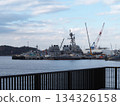 停泊的海上自衛隊護衛艦 134326158