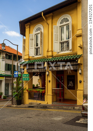 新加坡俱樂部街的店屋 134327201
