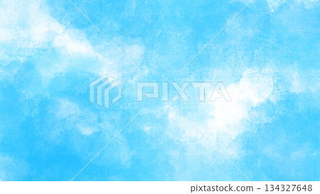 Background illustration painted in light blue watercolor Background illustration painted in light blue watercolor 134327648