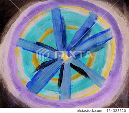 Vibrant Abstract Circular Design A Burst of Color and Energy for Creative Projects Vibrant Abstract Circular Design A Burst of Color and Energy for Creative Projects 134328820