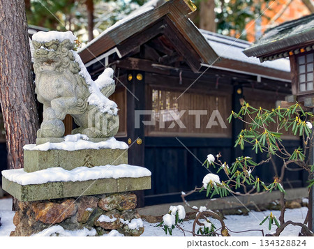 琴音神社的狛犬 琴音神社的狛犬 134328824