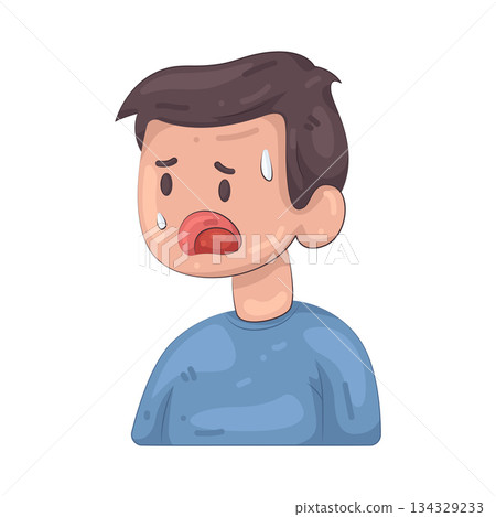 Illustration of nervous  134329233