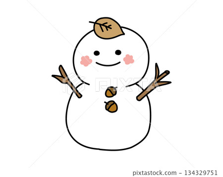 雪人葉子和橡實版 雪人葉子和橡實版 134329751