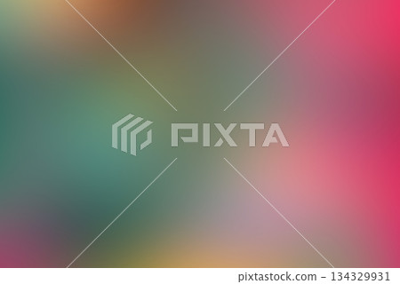 Abstract Gradient Background Teal Pink Yellow Blur Colorful 134329931