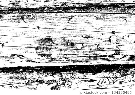 Grunge Wooden Plank Texture 134330495