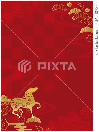 2026年馬年新年背景 2026年馬年新年背景 134330782
