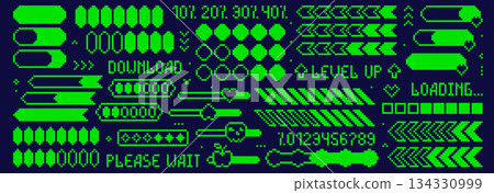 Pixel game bars.  134330999