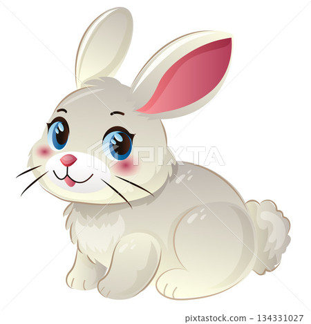 rabbit bunny cartoon animal character 134331027