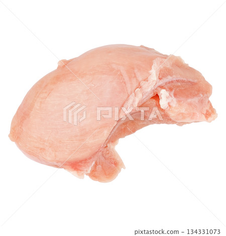 Chicken fillet meat isolated on white background 134331073