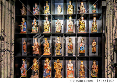 Interior of the Cathedral Saint Mary in Pamplona, Navarre, Spain Interior of the Cathedral Saint Mary in Pamplona, Navarre, Spain 134331502