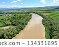 Aerial view of a river 134331695
