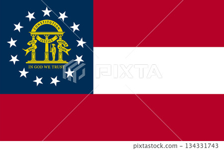 Flag of Georgia (U.S. state) Flag of Georgia (U.S. state) 134331743