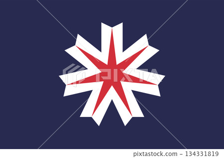Flag of Hokkaido Prefecture 134331819