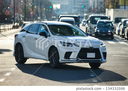 White domestic sports car image 134332086