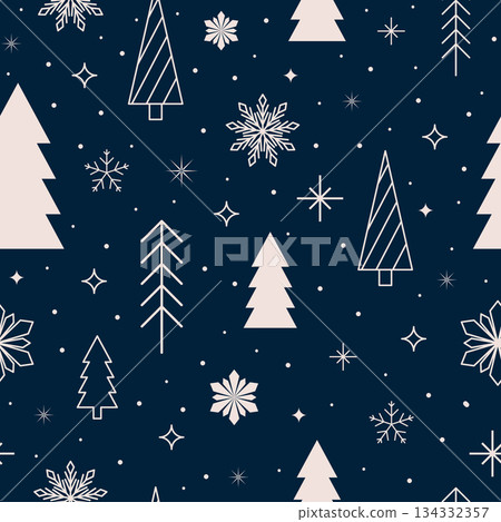 winter seamless background winter seamless background 134332357