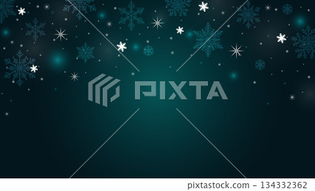Christmas background with snowflakes 134332362