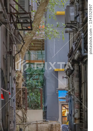 Dec 6 2025 Traditional Shops Along Wan Chai Alley Hong Kong 134332997