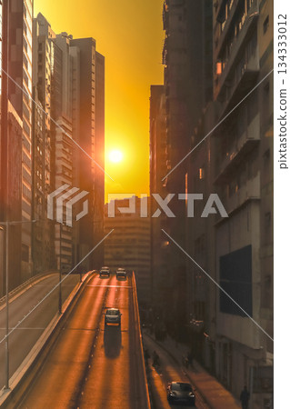 Dec 6 2025 Hanging Sun Over Wong Chuk Hang Road Dec 6 2025 Hanging Sun Over Wong Chuk Hang Road 134333012