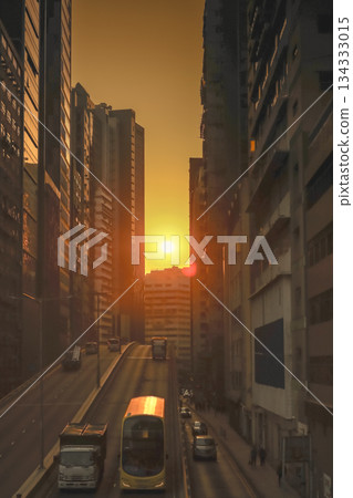 Dec 6 2025 Golden Sun Aligns Above Wong Chuk Hang Road Dec 6 2025 Golden Sun Aligns Above Wong Chuk Hang Road 134333015