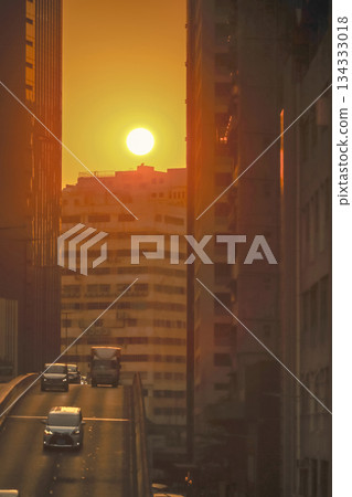 Dec 6 2025 Dramatic Sunset Lights Wong Chuk Hang Road Skyline Dec 6 2025 Dramatic Sunset Lights Wong Chuk Hang Road Skyline 134333018