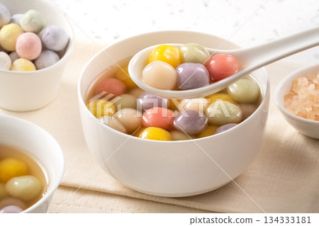 glutinous rice balls winter solstice colorful five elements colorful tangyuan タンユエン もち団子 glutinous rice balls winter solstice colorful five elements colorful tangyuan タンユエン もち団子 134333181