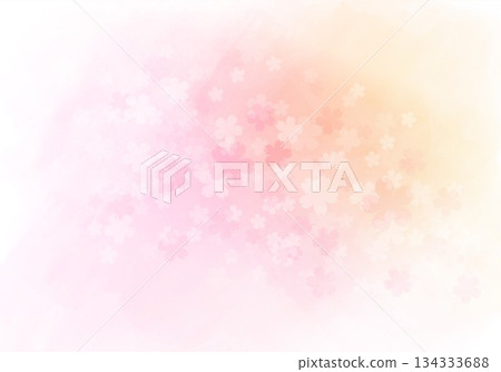 Watercolor abstract background with small floral pattern 134333688