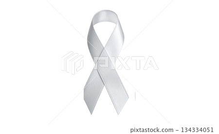 Illustration of isolated campaign ribbon icon on white background Illustration of isolated campaign ribbon icon on white background 134334051